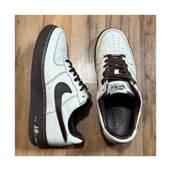 2004 Nike Air Force 1 Premium Sail Baroque Brown main image 5